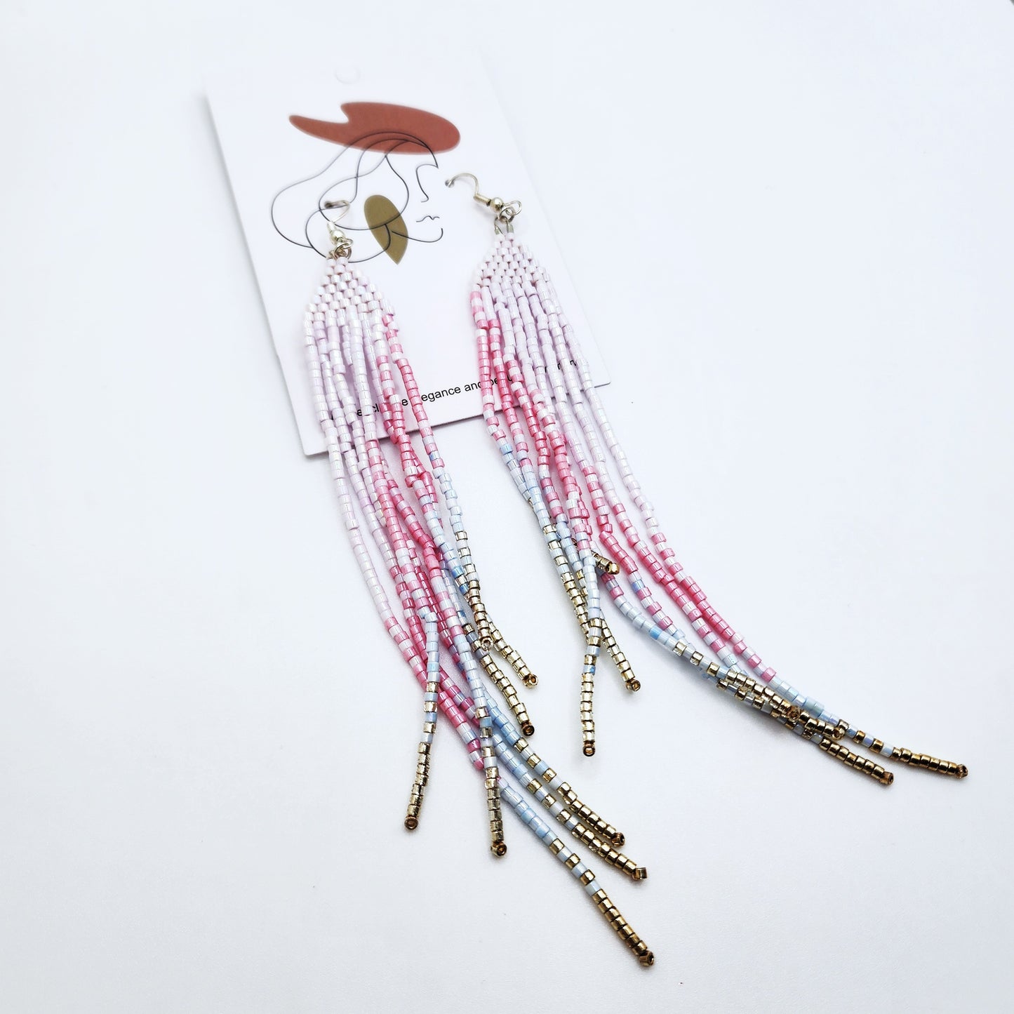 Long fringe boho earrings under $20