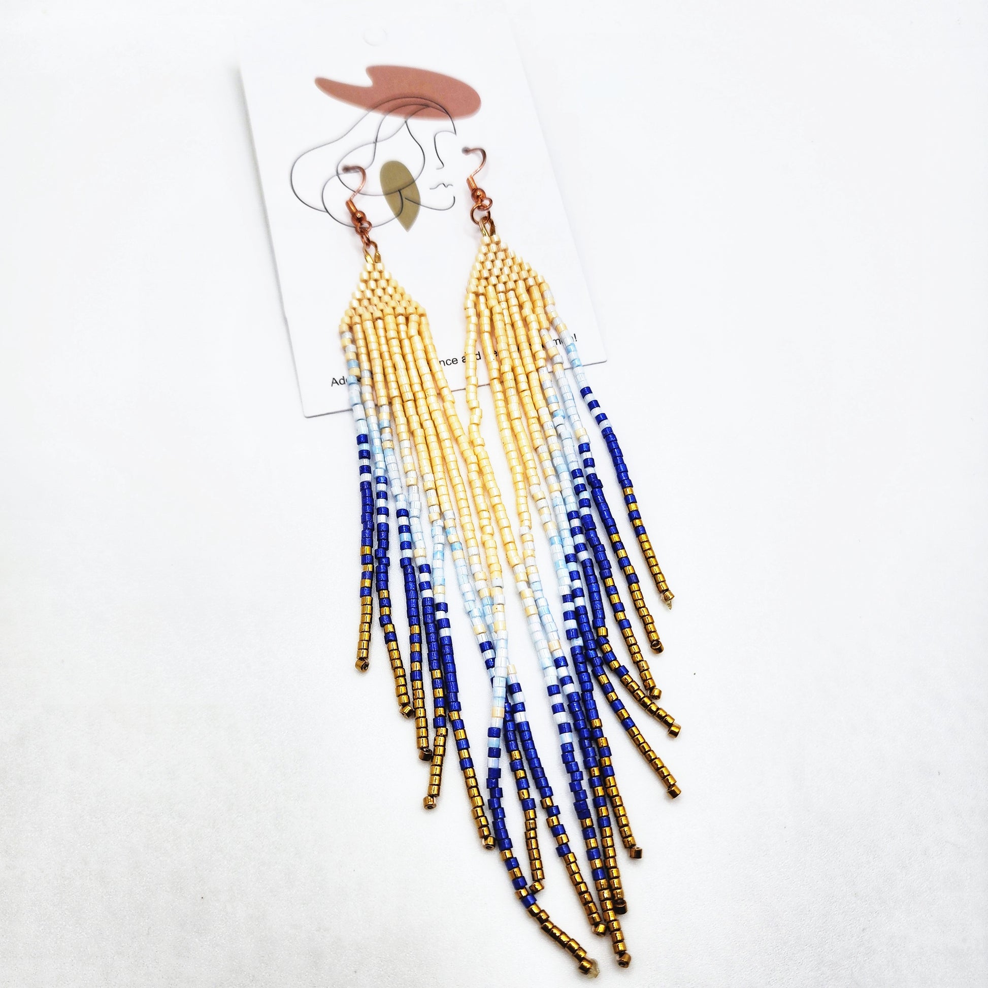 Long fringe boho earrings under $20