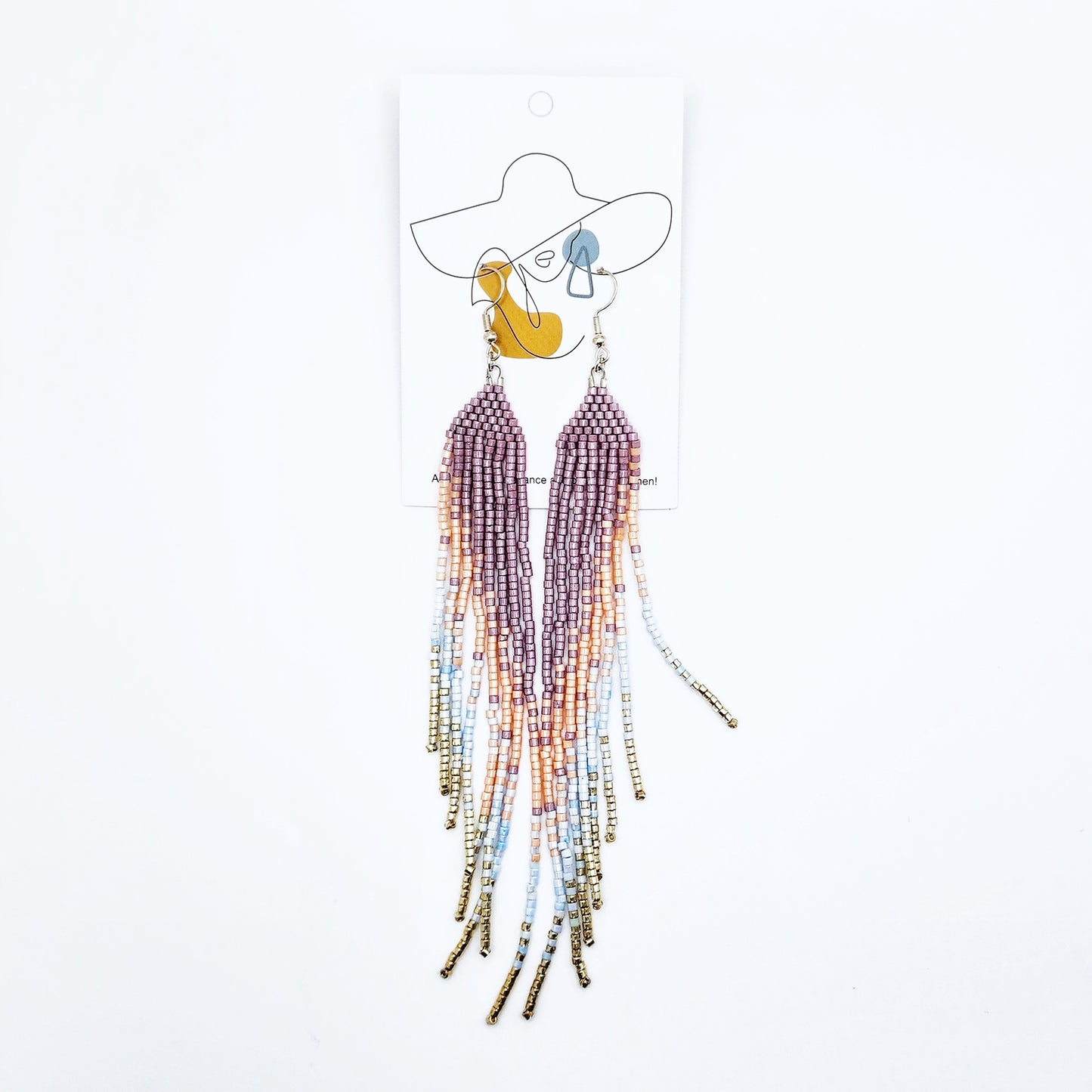 Long fringe boho earrings under $20